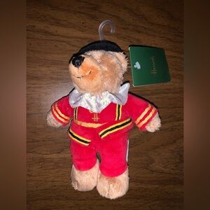 Harrods Red and Black Guard Bear Stuffed Animal